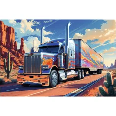 Lastwagen auf der Straße 160-teiliges Puzzle - Trefl Bild 2