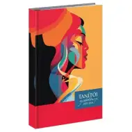 Lehrertaschenbuch mit Papierumschlag A/5 2025-2026 - Face Orange