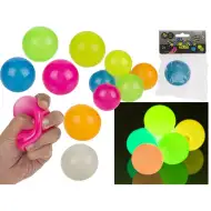 Leuchtender Stressball im Dunkeln, 6 cm, in verschiedenen Ausführungen.