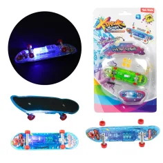 Leuchtendes Fingerboard-Finger-Skateboard in verschiedenen Ausführungen, 1 Stück Bild 2