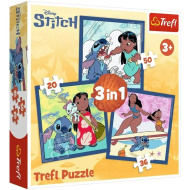 Lilo und Stitch – 3-in-1 Puzzle mit 20, 36 und 50 Teilen – Trefl