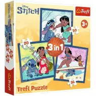 Lilo und Stitch – 3-in-1 Puzzle mit 20, 36 und 50 Teilen – Trefl