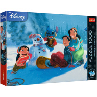 Lilo und Stitch: Winterspaß 1000-teiliges Premium Plus Puzzle - Trefl