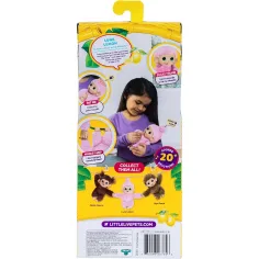 Little Live Pets: Mini Maki Luna Lemon interaktives pinkes Äffchen Bild 3