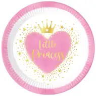 Little Princess 8-teiliges Pappteller-Set 23cm