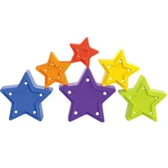 Little Stars: Buntes sternförmiges Turmbauspielzeug für Babys Bild 4