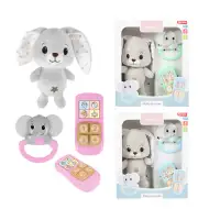 Little Stars Plüschhase mit Rassel und Telefon in verschiedenen Ausführungen, 1 Stück