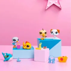 Littlest Pet Shop: 5er-Figurenpack Serie 1 - Strand Bild 4