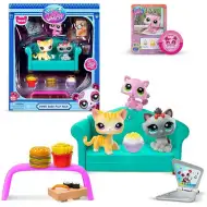 Littlest Pet Shop: Diner Dash 3-teiliges Spielset mit Katzenfiguren