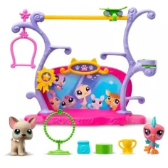 Littlest Pet Shop: Talentierte Tiere Spielset mit 2 Figuren, Serie 1 Bild 4