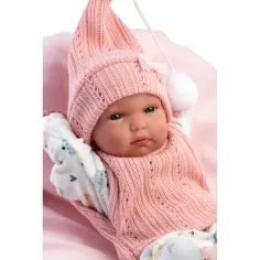 Llorens: Bimba Neugeborenes mit Kissen 35cm Bild 2