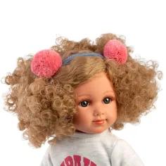 Llorens: Elena 35 cm große Puppe mit lockigem Haar im Rock Bild 2