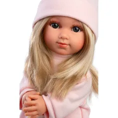 Llorens: Elena, 35 cm große Puppe mit rosa Mütze. Bild 3