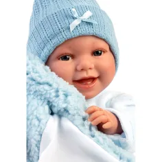 Llorens: Liam, 38 cm große weinende Baby-Puppe mit Schlafsack Bild 3