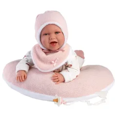 Llorens: Mimi 42 cm große Puppe mit Geräusch, Bauchpolster und Bärenkleidung Bild 3