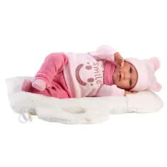 Llorens: Mimi 42 cm große weinende Puppe mit weißer Trage Bild 4