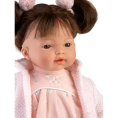 Llorens: Vera 33 cm große Puppe mit Geräusch in rosa Kleidung Bild 3