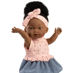 Llorens: Zoé 28 cm große Puppe im sternenförmigen Kleid Bild 4