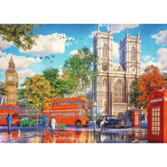 Londener Straßenszene 1000-teiliges Premium-Puzzle – Trefl Bild 2