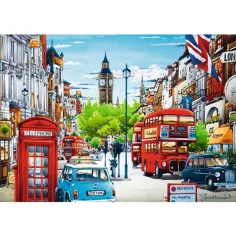 Londoner Straße 1000-teiliges Puzzle - Trefl Bild 2