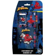 Luna: 5-teiliges Schreibset mit Spider-Man-Motiv