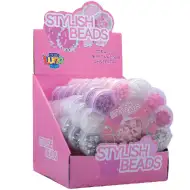 Luna: Auffädelbare Perlen in einer Blumen-Aufbewahrungsbox