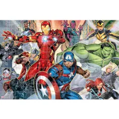 Luna: Avengers 2-in-1 150-teiliges 3D-Ausmalpuzzle Bild 2