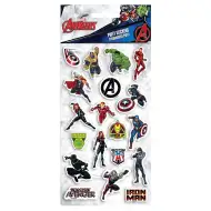 Luna: Avengers 3D Puffersticker-Set auf einem 10x22 cm Bogen
