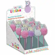 Luna: Bleistift mit Einhorn-Pompon-Kopf in verschiedenen Ausführungen, 1 Stück