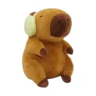 Luna: Capybara Plüschtier mit Kopfhörer 20 cm