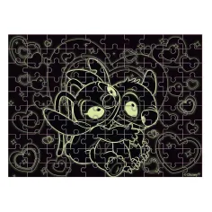Luna: Disney Stitch 100-teiliges, im Dunkeln leuchtendes Puzzle Bild 3