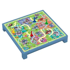 Luna: Disney Stitch 2-in-1 Brettspiel – Schlangen und Leitern und Vier gewinnt Bild 2