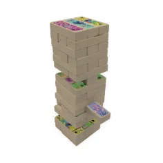 Luna: Disney Stitch 3-in-1 Gesellschaftsspiel – Jenga, Domino und Memospiel Bild 3