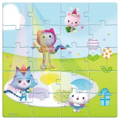 Luna: Gabby's Dollhouse Magnetpuzzle mit Motiv, 3x20 Teile Bild 2