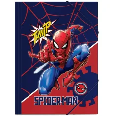 Luna: Gummibandmappe mit Spider-Man-Motiv, 25 x 35 cm