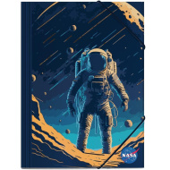 Luna: Gummizugmappe mit NASA‑Astronautenmotiv 25 x 35 cm