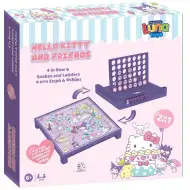 Luna: Hello Kitty 2-in-1 Brettspiel – Vier gewinnt und Leiterspiel