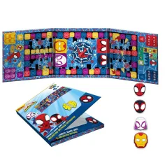Luna: Magnetisches, faltbares Brettspiel mit Spidey-Figuren