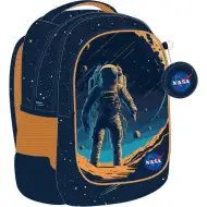 Luna: NASA abgerundeter Schulranzen mit 3 Fächern, Rucksack 32x18x43cm