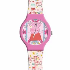 Luna: Peppa Wutz analoge Armbanduhr in einer Metallgeschenkbox Bild 2
