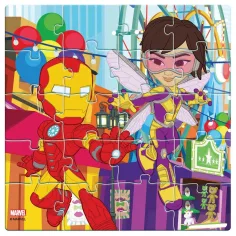 Luna: Spidey und seine Freunde Motiv 3x20-teiliges Magnetpuzzle Bild 2