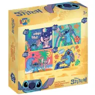 Luna: Stitch 4-in-1-Puzzle-Set