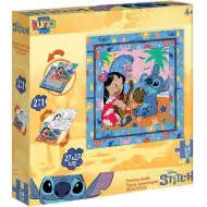 Luna: Stitch Hawaii Stimmung, 64-teiliges Puzzle mit Rahmen zum Ausmalen