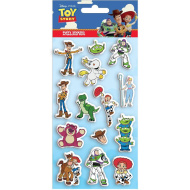 Luna: Toy Story 3D-Puffy-Aufkleber-Set auf einem 10 x 22 cm großen Bogen