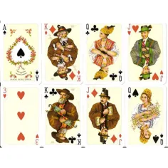 Luxus Rommé-Karten - Folklore 2x55 Blatt - Piatnik Bild 2
