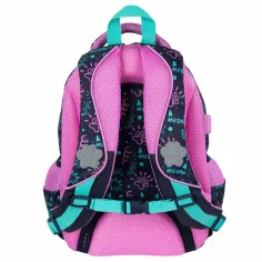 MLF Kitty Party 4-fächerige Schultasche/Rucksack mit Katzenmotiv, BPL58, 40×29×19 cm Bild 2