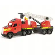 Magic Truck: Feuerwehrauto mit fluoreszierenden Lampen 81cm - Wader