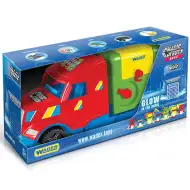 Magic Truck: Müllwagen mit fluoreszierenden Lampen 60cm - Wader