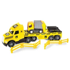 Magic Truck Technic: LKW mit Müllwagen und Licht 80cm - Wader Bild 2