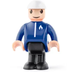 Magnetisches Feuerwehrauto mit Anhänger - Woodyland Bild 3